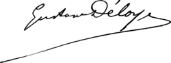 signature de Gustave Deloye