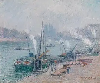 Port d'Henri IV, Paris (1918), localisation inconnue.