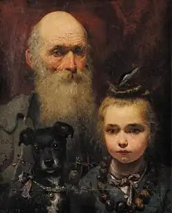 Portrait de famille, huile sur toile, s.d.
