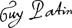 signature de Guy Patin