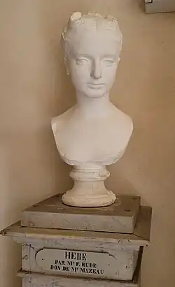 Hébé, en plâtre, musée de Semur-en-Auxois