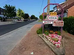 Entrée de Hérin par Oisy