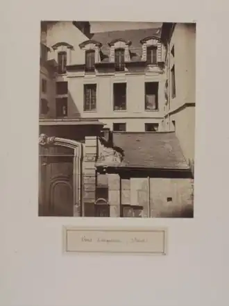Hôtel Lesdiguières photo vers 1866