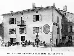 L'Hôtel Prunet dans les années 1930.