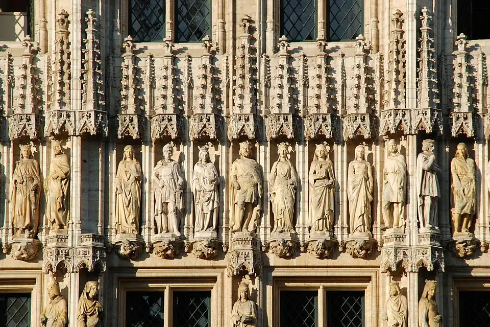 Statues des ducs et duchesses de Brabant.