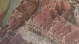 Hôtel de ville de la Cité d'Arras, plan-relief de la ville, 1717