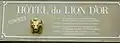 Hôtel du Lyon d'Or.