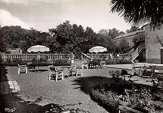 La terrasse du restaurant.