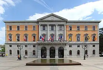 Façade de la mairie d'Annecy