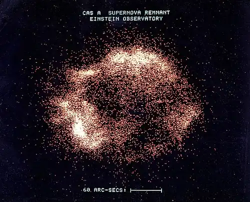 Rémanent de la supernova Cassiopeia A.
