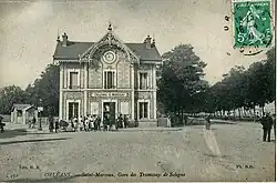 Carte postale ancienne de la gare d'Orléans - Saint-Marceau