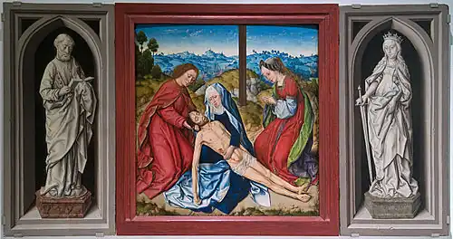 Déploration du Christ, musée historique de Francfort.