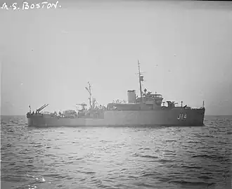 illustration de HMS Boston (J14)
