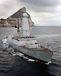 HMS Dragon, Gibraltar.