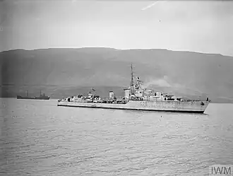 illustration de HMS Eskimo (F75)