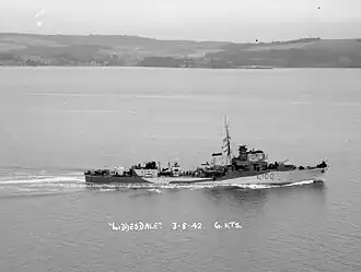 illustration de HMS Liddesdale (L100)