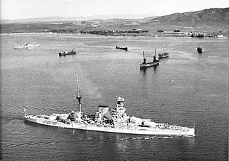 illustration de HMS Queen Elizabeth (1913)