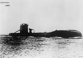 illustration de HMS Upholder (P37)