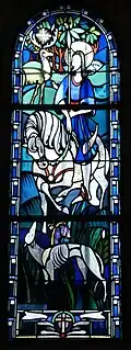 Vitrail de st Hubert.