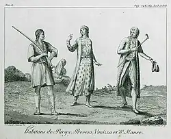 Habitans de Parga - 1800.