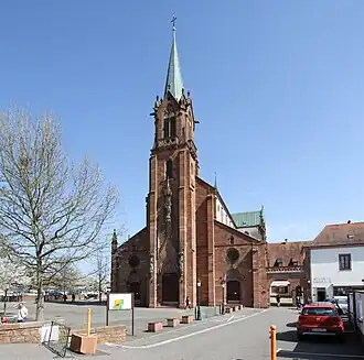 La basilique Notre-Dame de Marienthal de Haguenau.