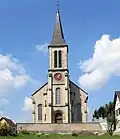 L'église, côté sud-est.