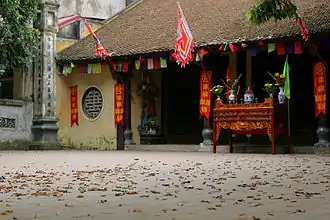Hanoi. Temple des sœurs Trung (Hai Bà Trưng). Photo prise en décembre 2013.