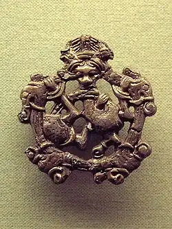 Style Borre : fibule en bronze, Haithabu