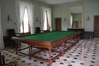 Salle du billard.