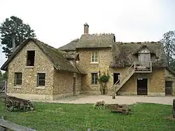 Cour arrière de la ferme