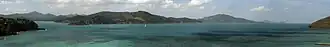 Panorama de l'île Hamilton.