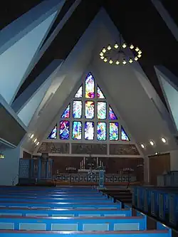 Intérieur de l'église.