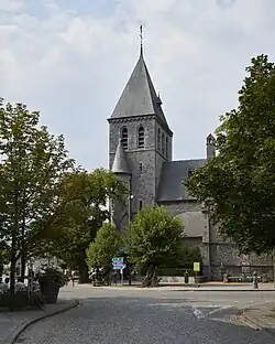 L'église Saint-Hubert.