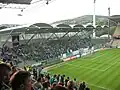 Le Virage Ouest du stade Hanappi