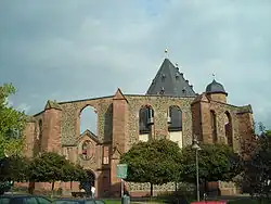 Ruines de l'ancienne église wallonne.