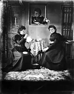 Autoportrait avec l'exposition multiple c. 1893