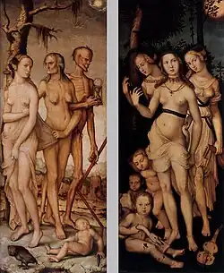 Les Trois Âges et la Mort, Hans Baldung.