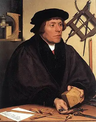 Portrait de Nicolaus Kratzer,Hans Holbein