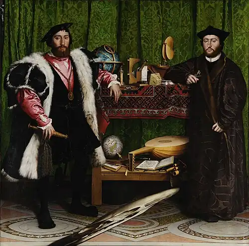 Hans Holbein le jeuneLes Ambassadeurs(1533)