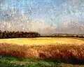 Champ de céréales (huile sur contreplaqué, 1921)