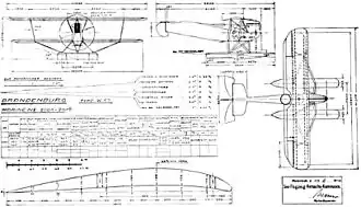 vue en plan de l’avion