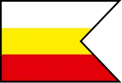 Drapeau de Hanušovce nad Topľou