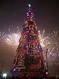 Plus grand sapin d'Europe installés pour les fêtes de Noël