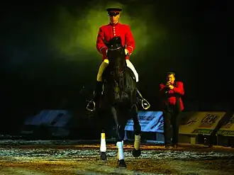 Démonstration d'un cavalier des Haras Nationaux à Cheval passion