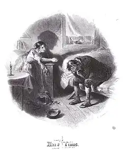 Vignette en frontispice du tome 1 d'une édition américaine de 1863