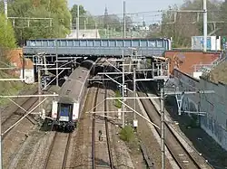 Pont métallique sur la ligne 36 (1980), remplacé en 2019.