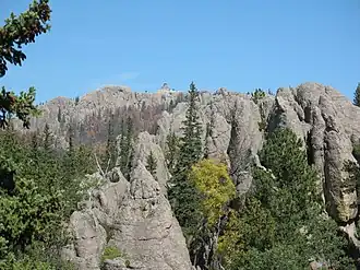 Vue depuis le sentier Sylvan Lake.