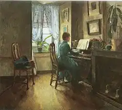 Harriet Backer 1887, Chez moi - Oslo National Museum of Art & Design