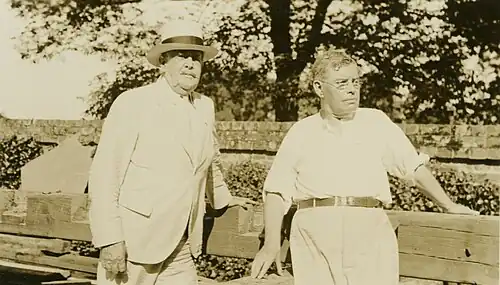 Harrison H. Dodge and Professor Charles W. Killam à Mount Vernon