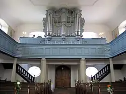 Tribune de l'orgue  Johann-Georg Geib (1768).